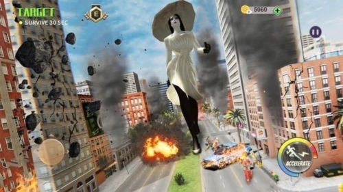 巨型城市粉碎模拟器-游戏截图2
